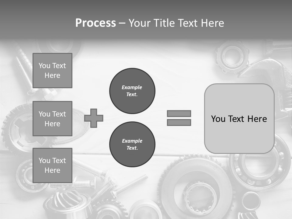 Small Equipment Many PowerPoint Template