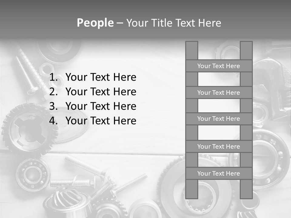 Small Equipment Many PowerPoint Template