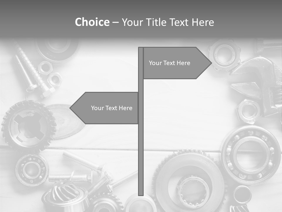 Small Equipment Many PowerPoint Template