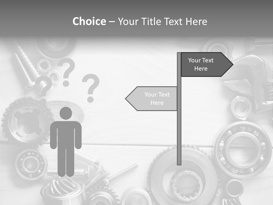 Small Equipment Many PowerPoint Template
