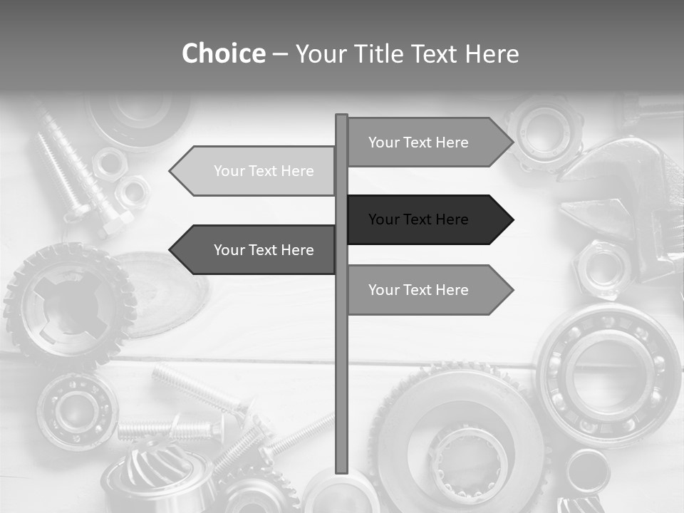 Small Equipment Many PowerPoint Template