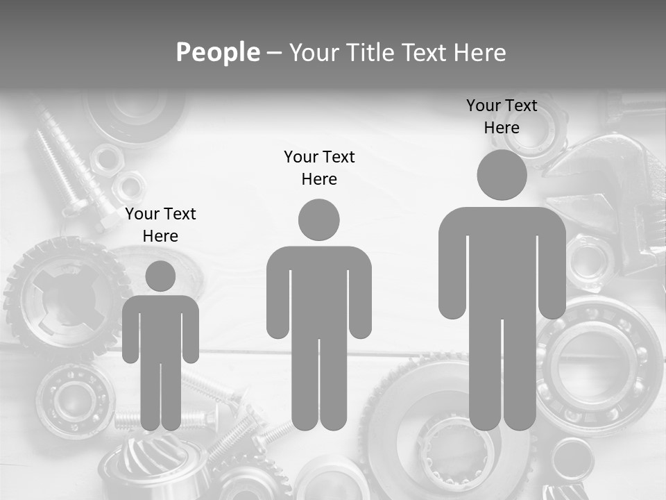 Small Equipment Many PowerPoint Template