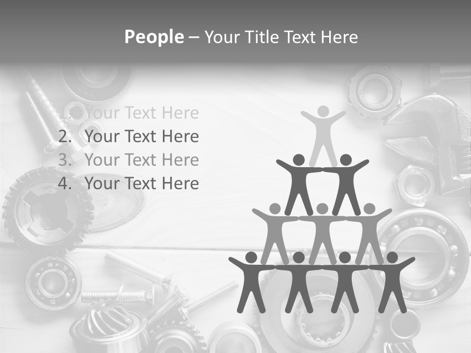 Small Equipment Many PowerPoint Template