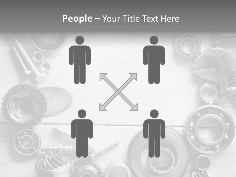 Small Equipment Many PowerPoint Template