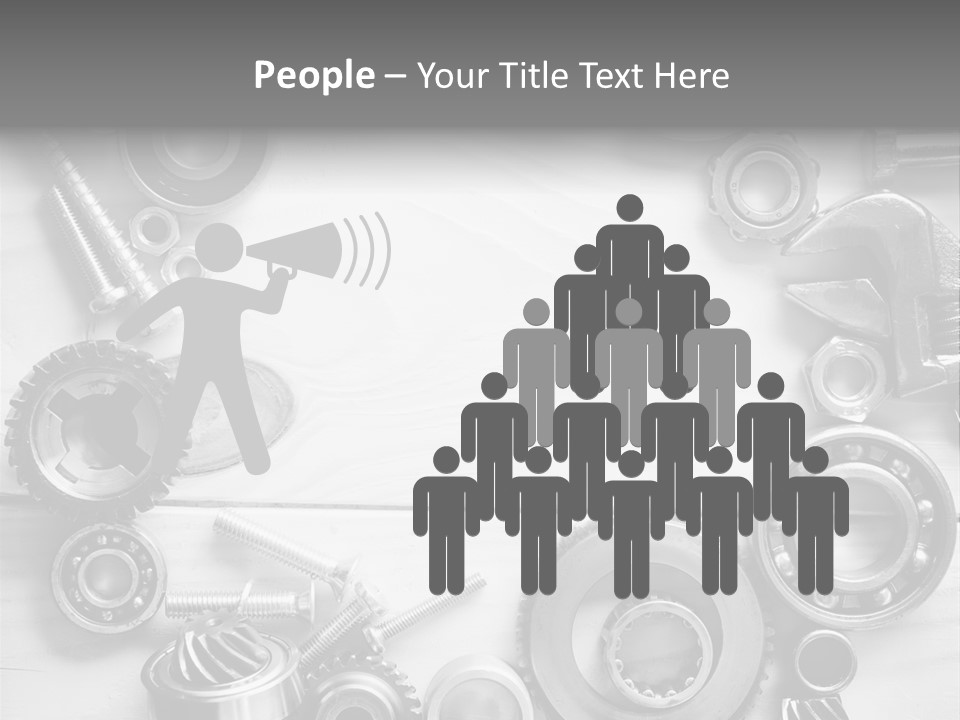 Small Equipment Many PowerPoint Template