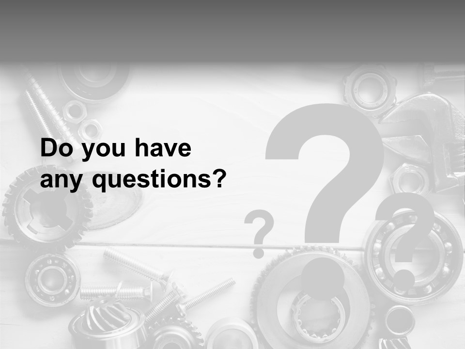 Small Equipment Many PowerPoint Template