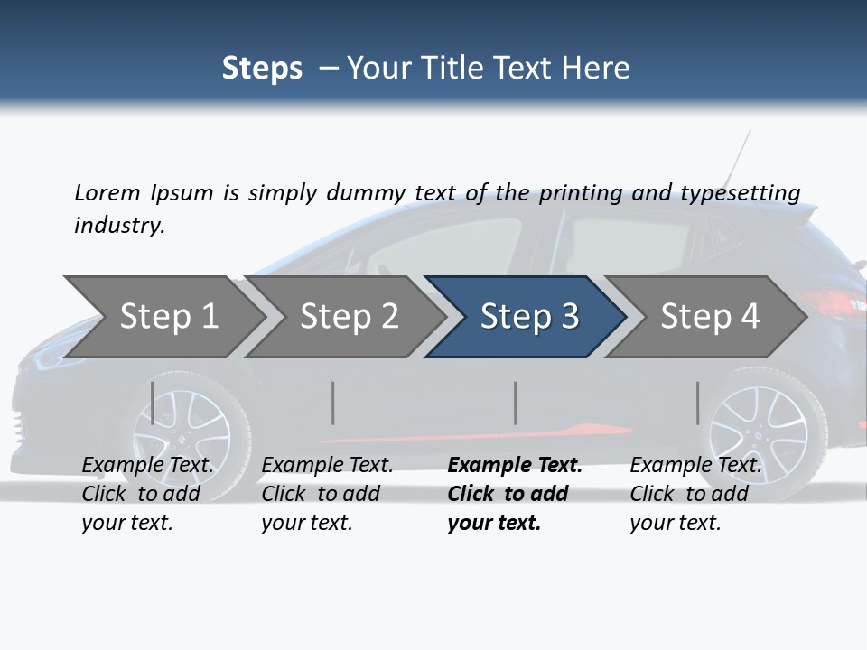 Glass Performance Window PowerPoint Template
