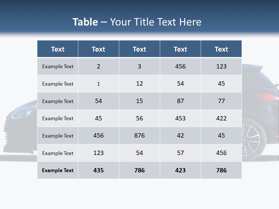Glass Performance Window PowerPoint Template