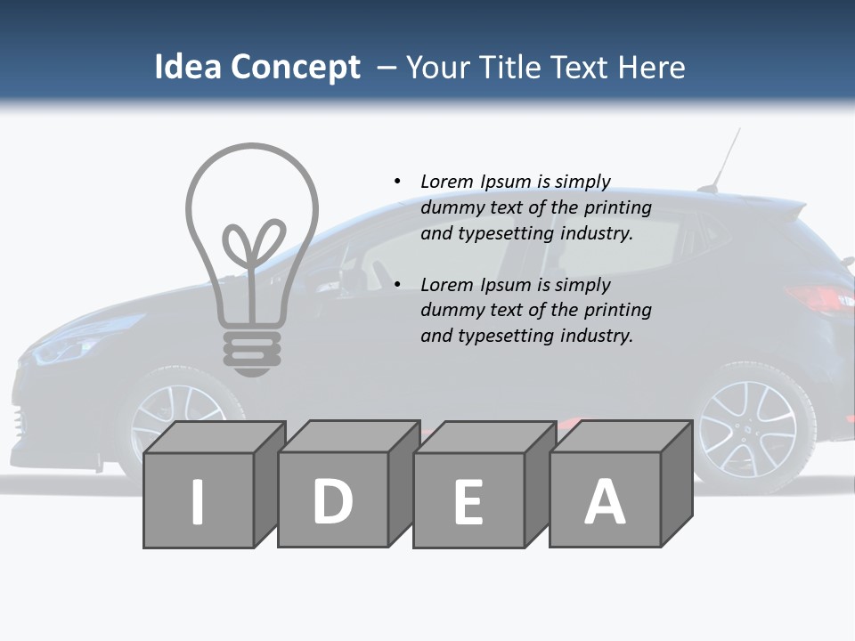 Glass Performance Window PowerPoint Template