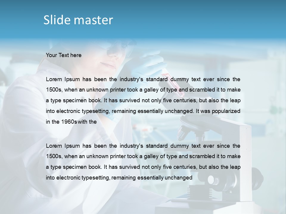 Tube Test Science PowerPoint Template