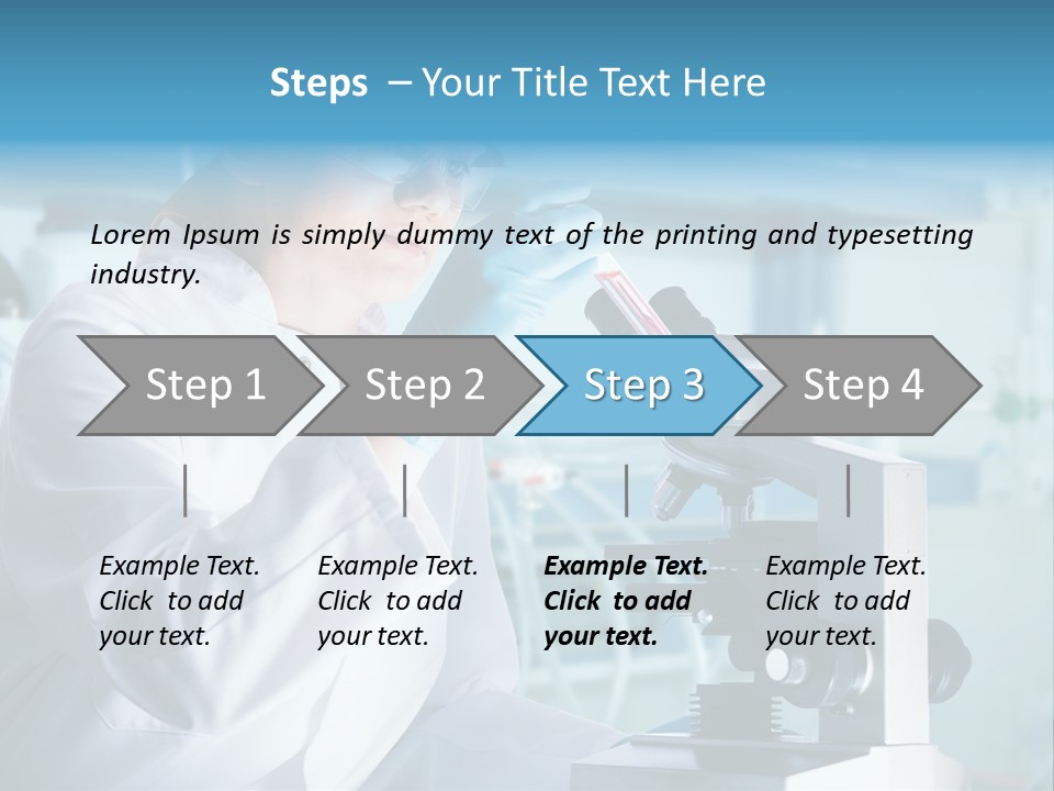 Tube Test Science PowerPoint Template