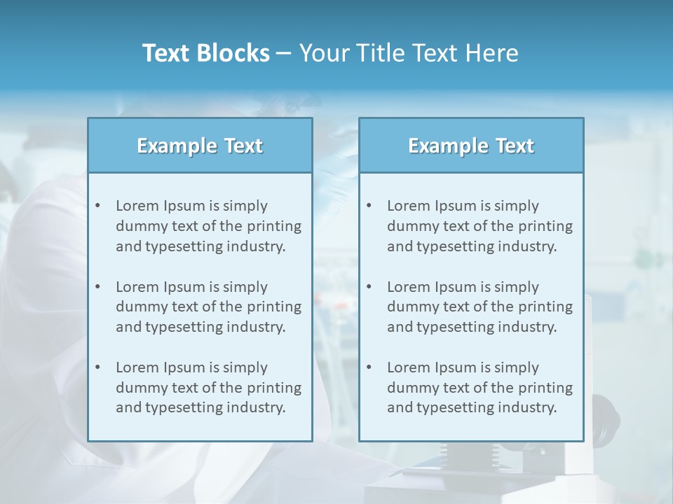 Tube Test Science PowerPoint Template