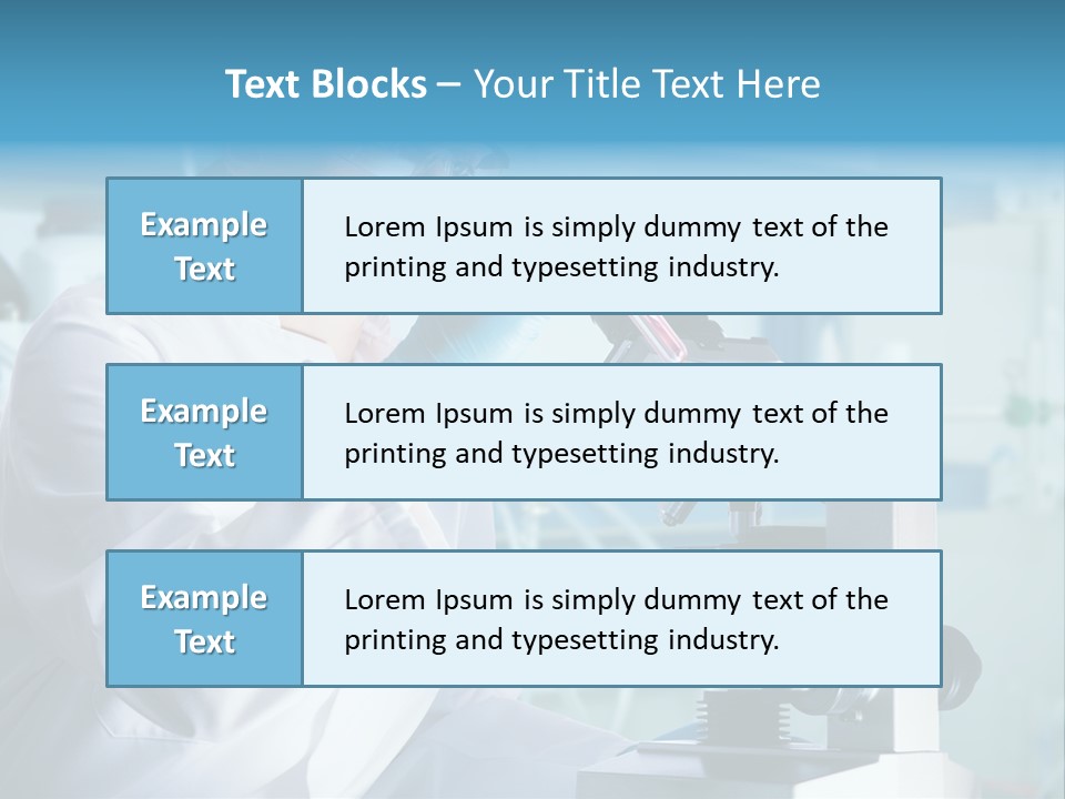 Tube Test Science PowerPoint Template