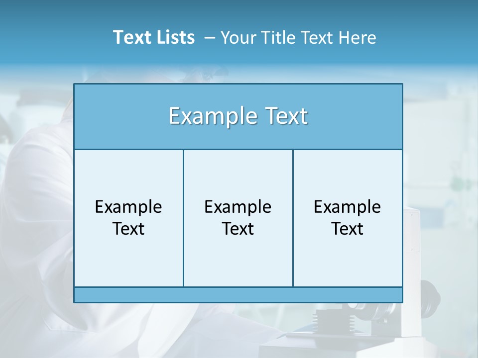 Tube Test Science PowerPoint Template