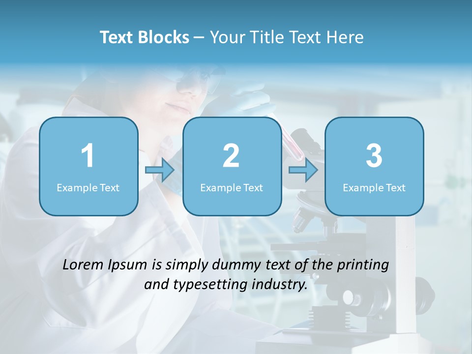 Tube Test Science PowerPoint Template