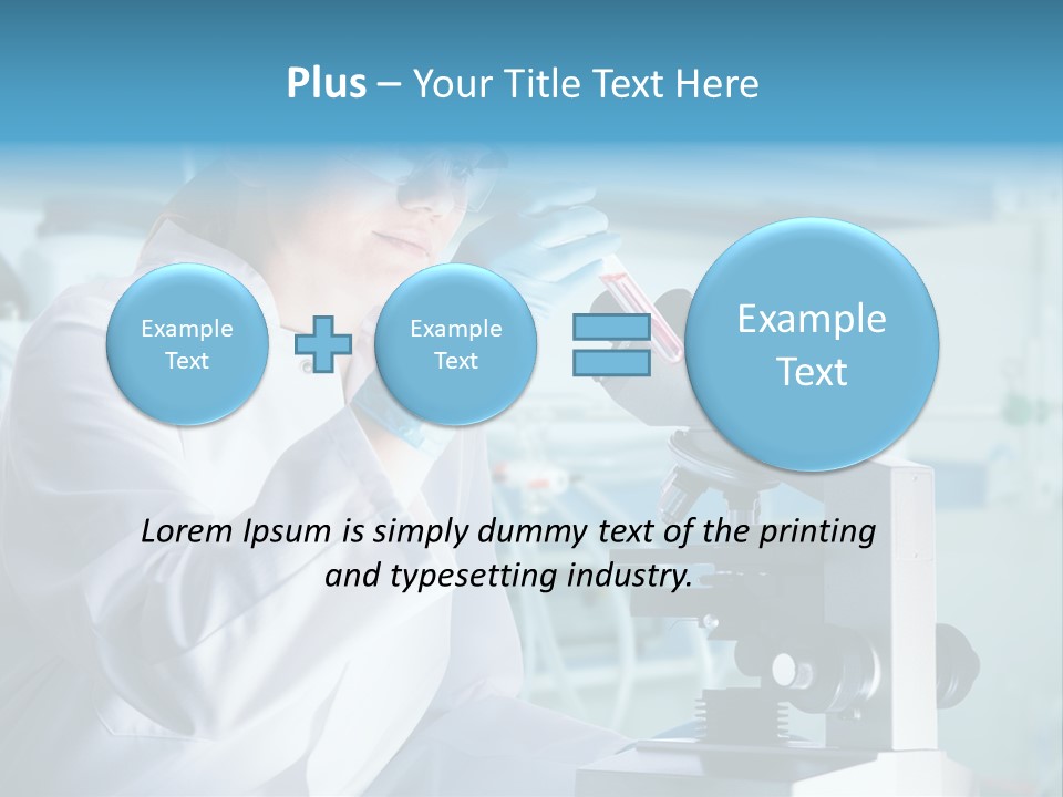Tube Test Science PowerPoint Template