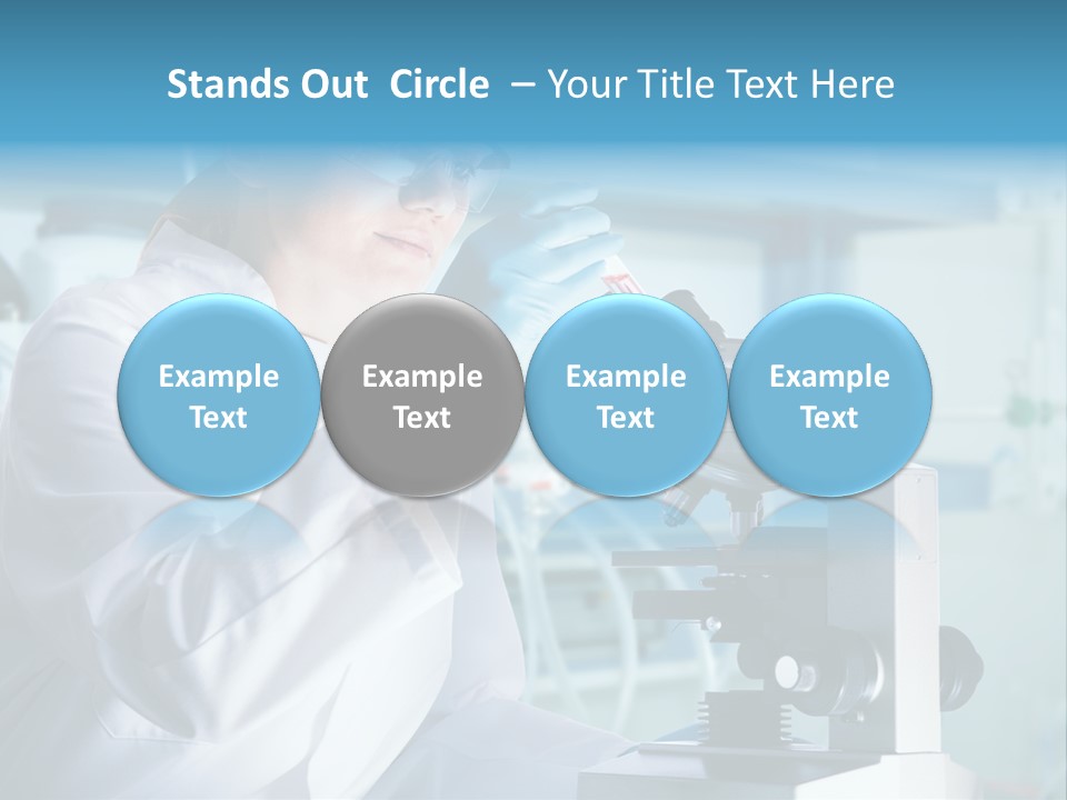 Tube Test Science PowerPoint Template