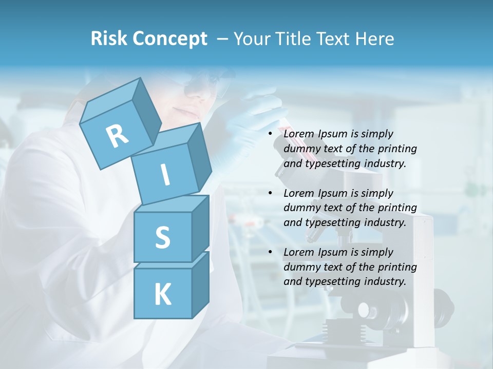 Tube Test Science PowerPoint Template