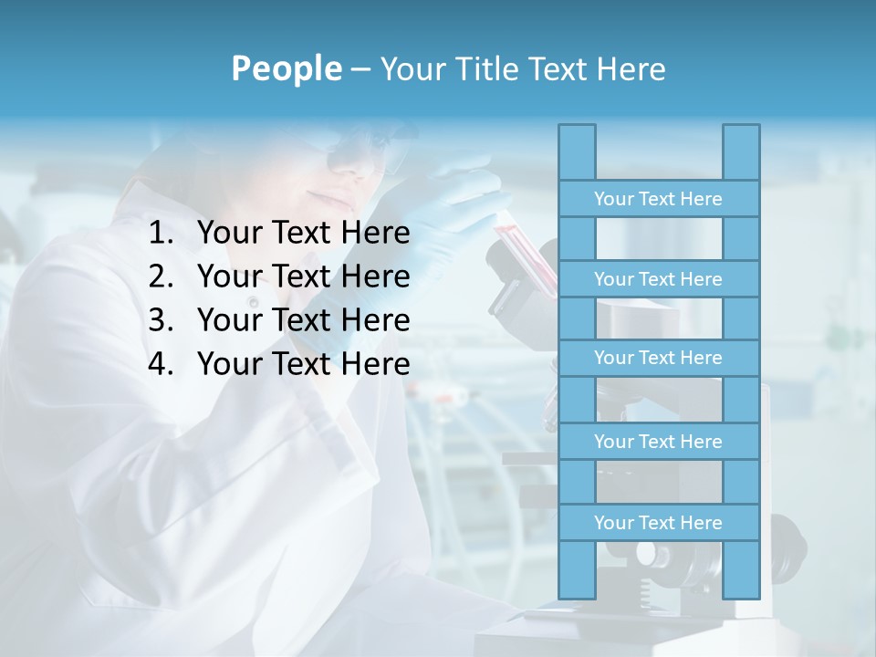 Tube Test Science PowerPoint Template