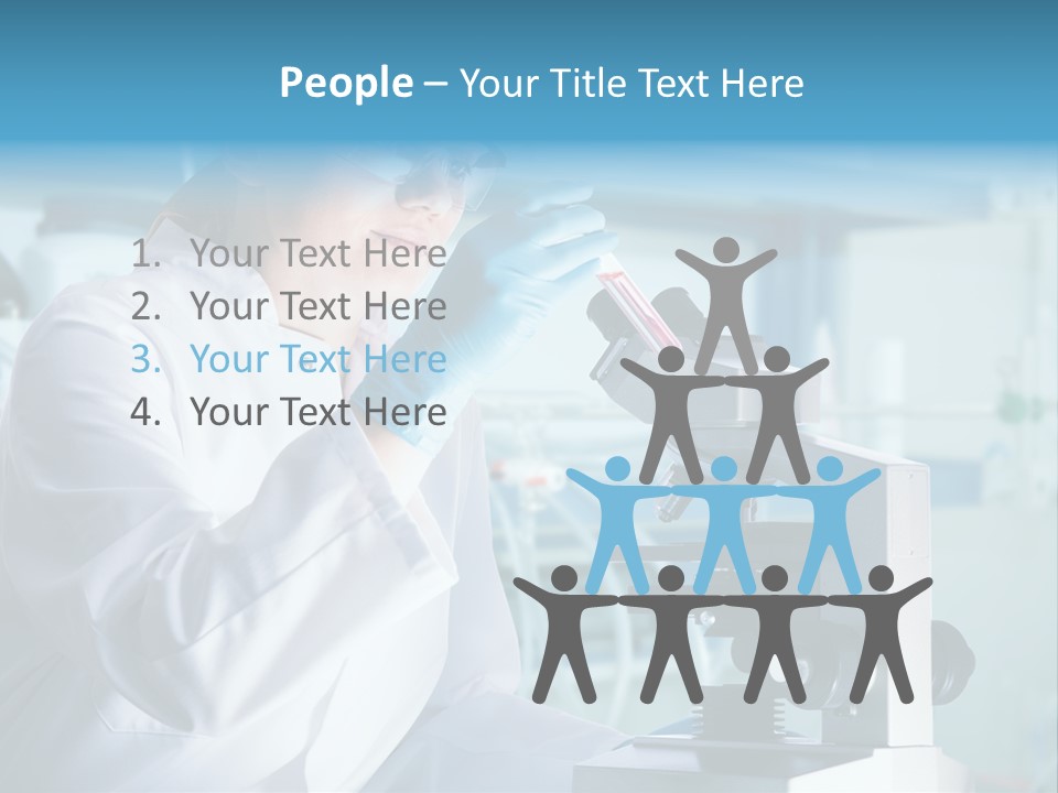 Tube Test Science PowerPoint Template