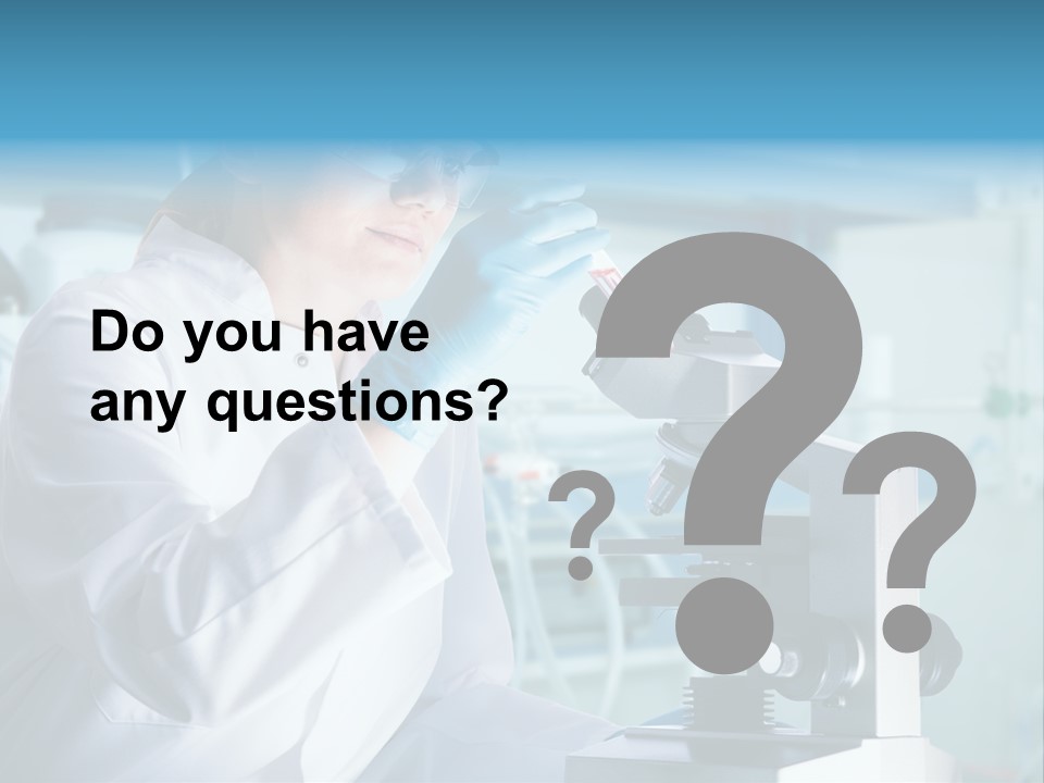 Tube Test Science PowerPoint Template