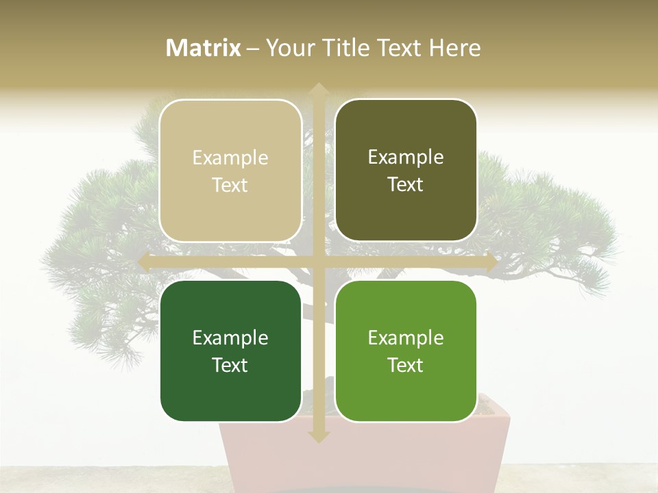 Asia Mini Leaf PowerPoint Template