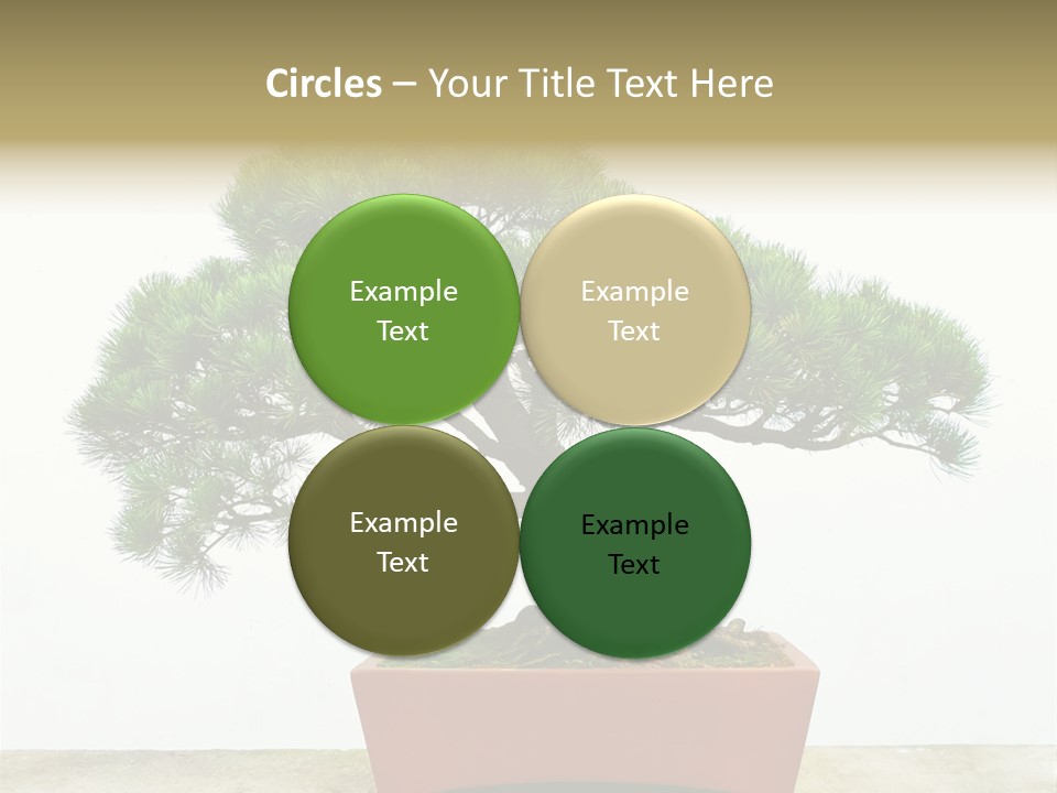 Asia Mini Leaf PowerPoint Template