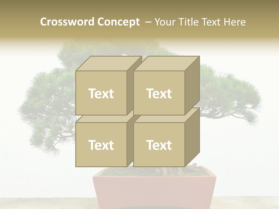 Asia Mini Leaf PowerPoint Template