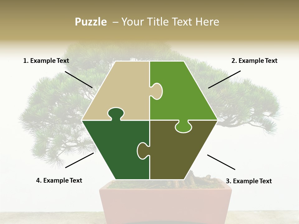 Asia Mini Leaf PowerPoint Template