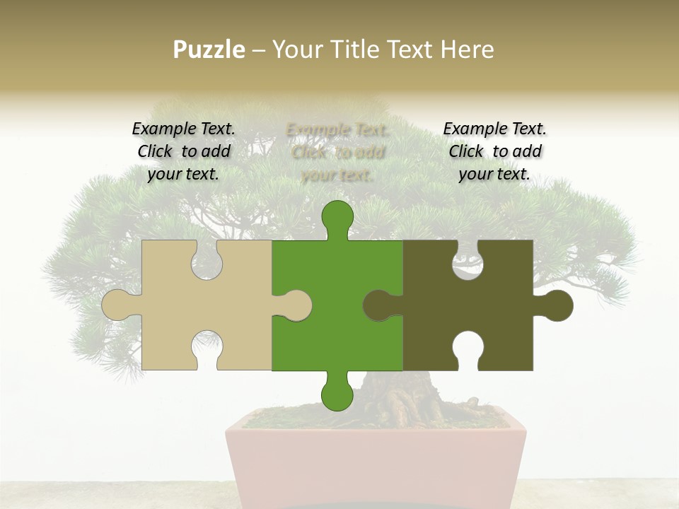 Asia Mini Leaf PowerPoint Template