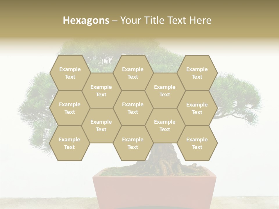 Asia Mini Leaf PowerPoint Template