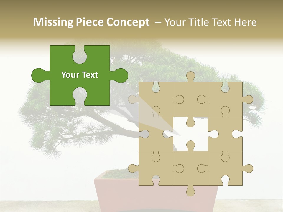 Asia Mini Leaf PowerPoint Template