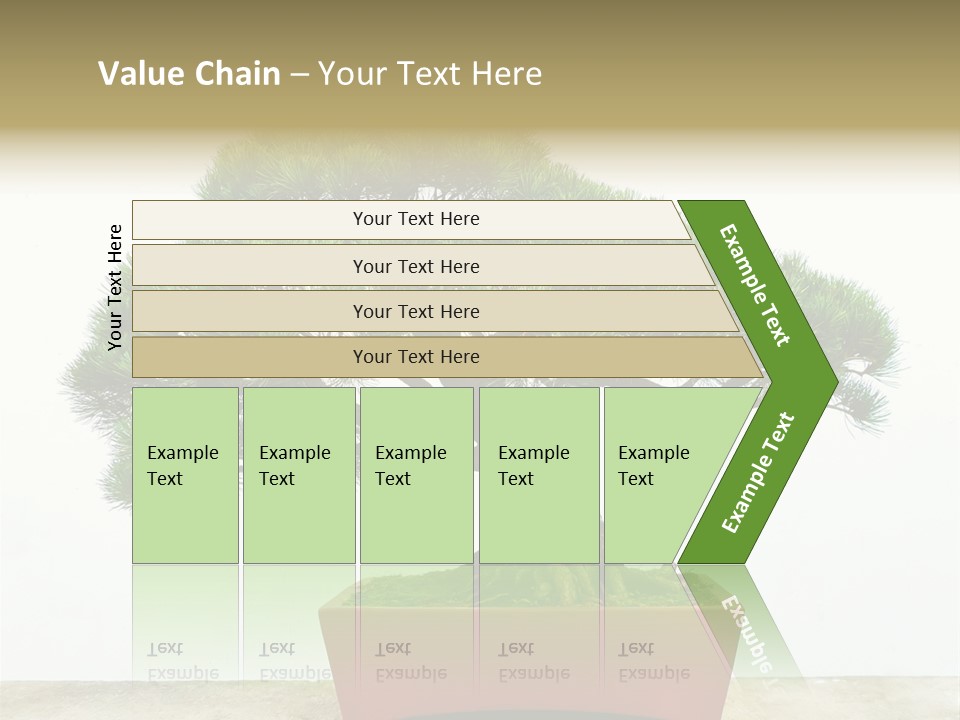 Asia Mini Leaf PowerPoint Template