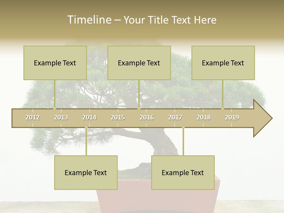Asia Mini Leaf PowerPoint Template