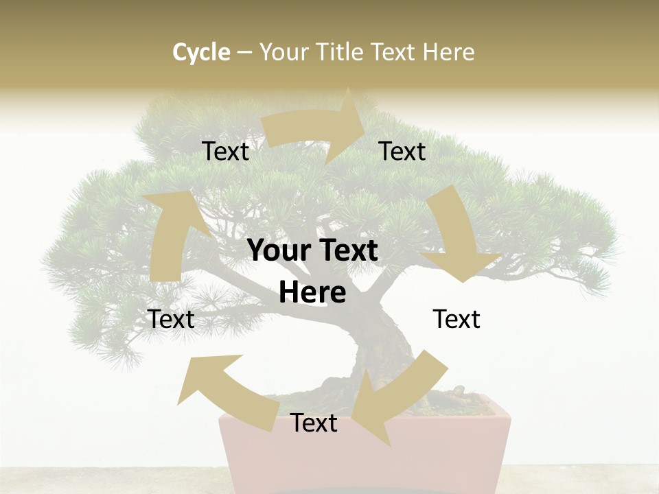 Asia Mini Leaf PowerPoint Template