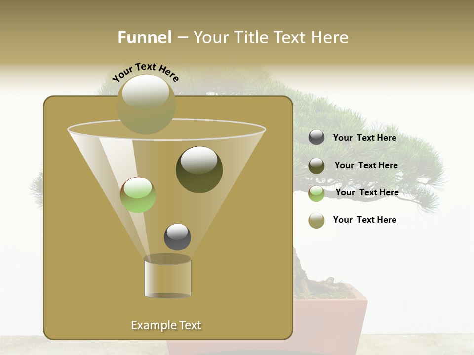 Asia Mini Leaf PowerPoint Template