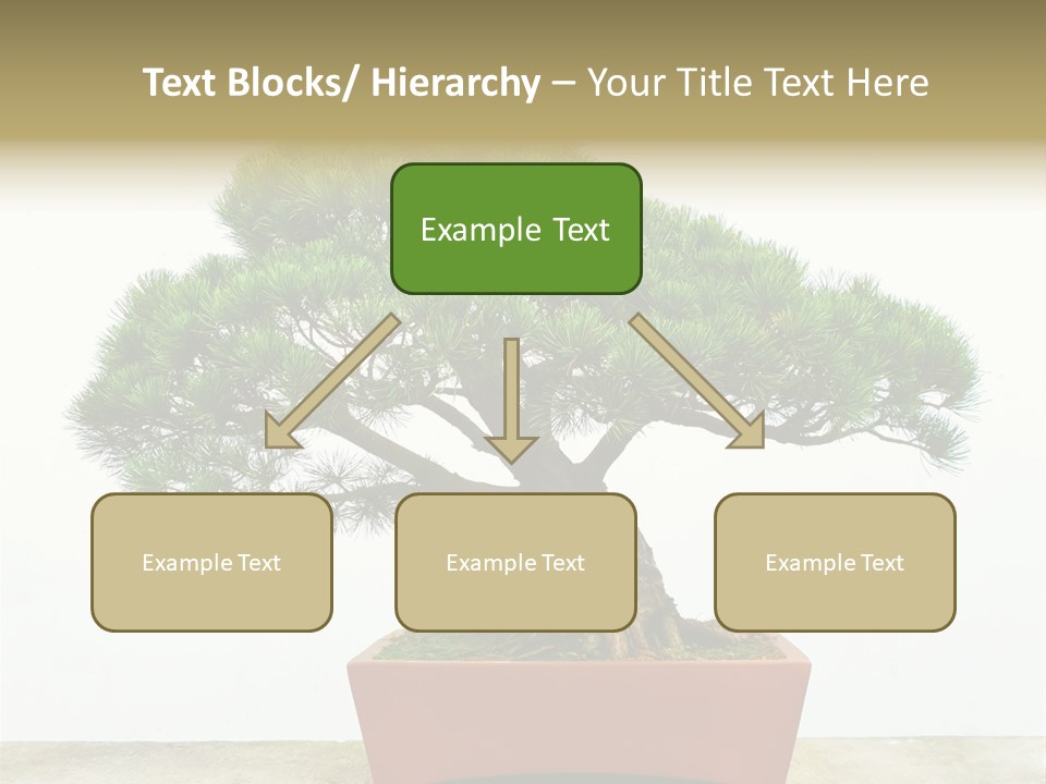 Asia Mini Leaf PowerPoint Template