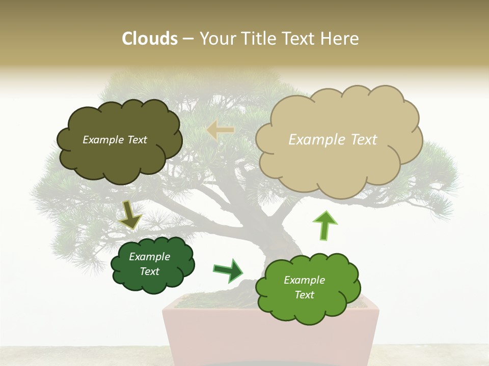 Asia Mini Leaf PowerPoint Template