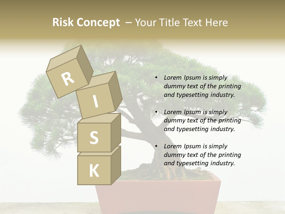 Asia Mini Leaf PowerPoint Template