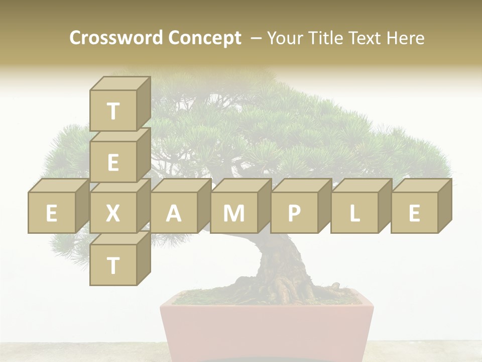 Asia Mini Leaf PowerPoint Template