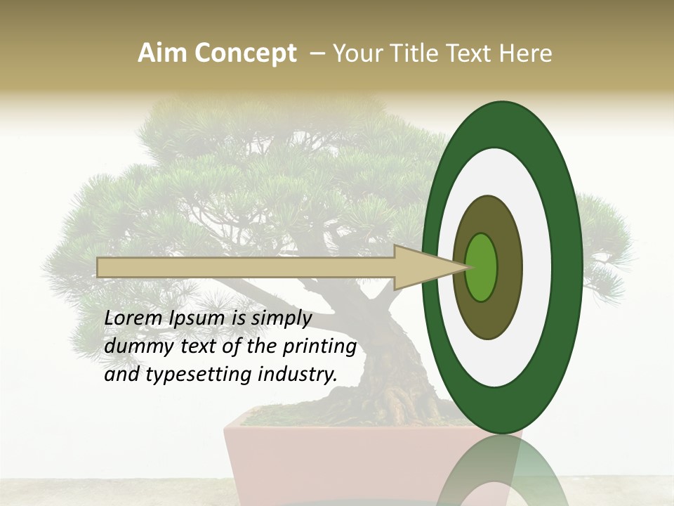 Asia Mini Leaf PowerPoint Template