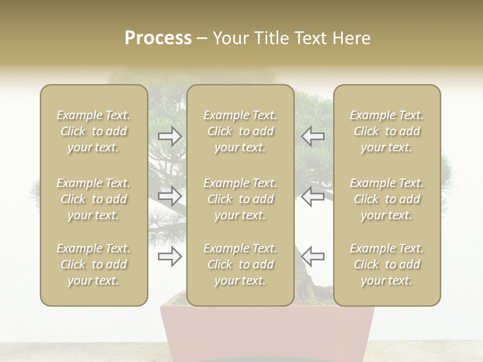Asia Mini Leaf PowerPoint Template