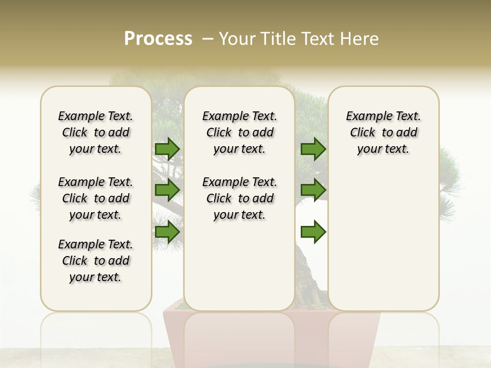 Asia Mini Leaf PowerPoint Template