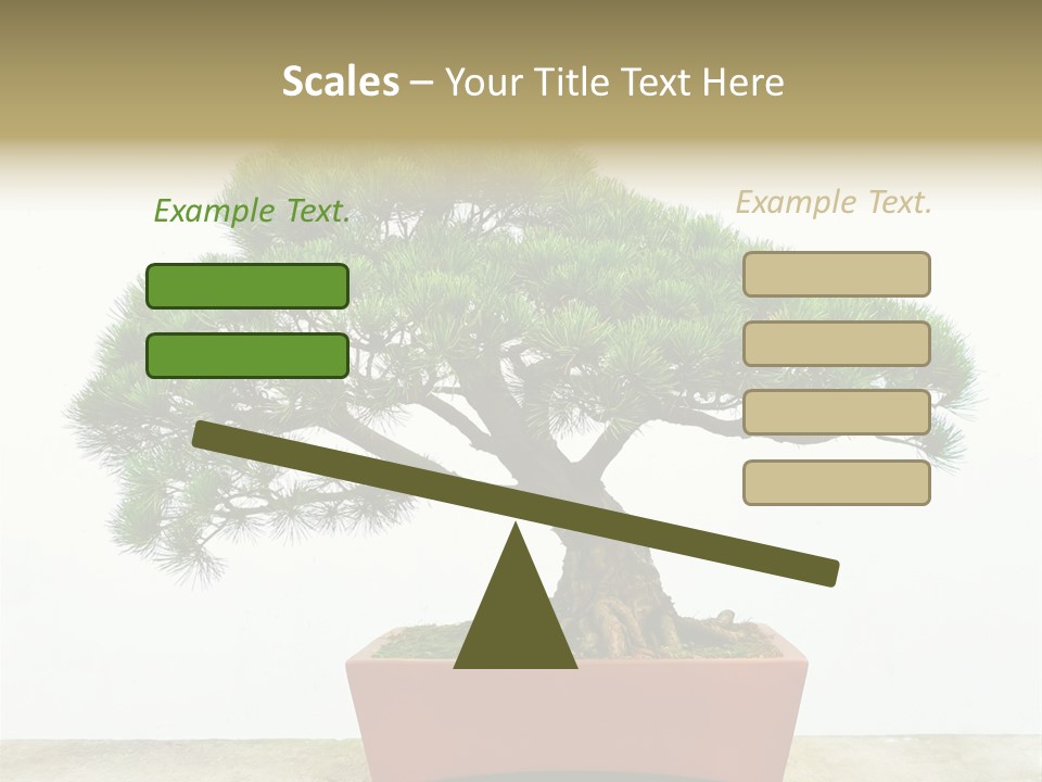 Asia Mini Leaf PowerPoint Template