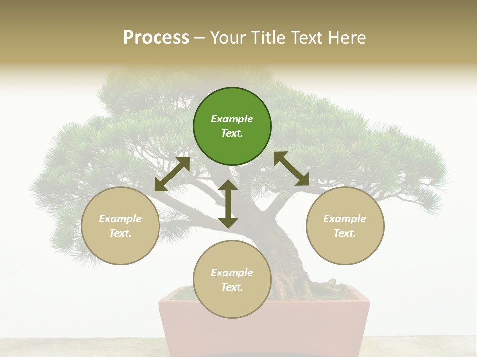 Asia Mini Leaf PowerPoint Template