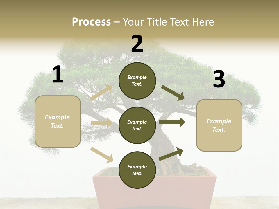 Asia Mini Leaf PowerPoint Template