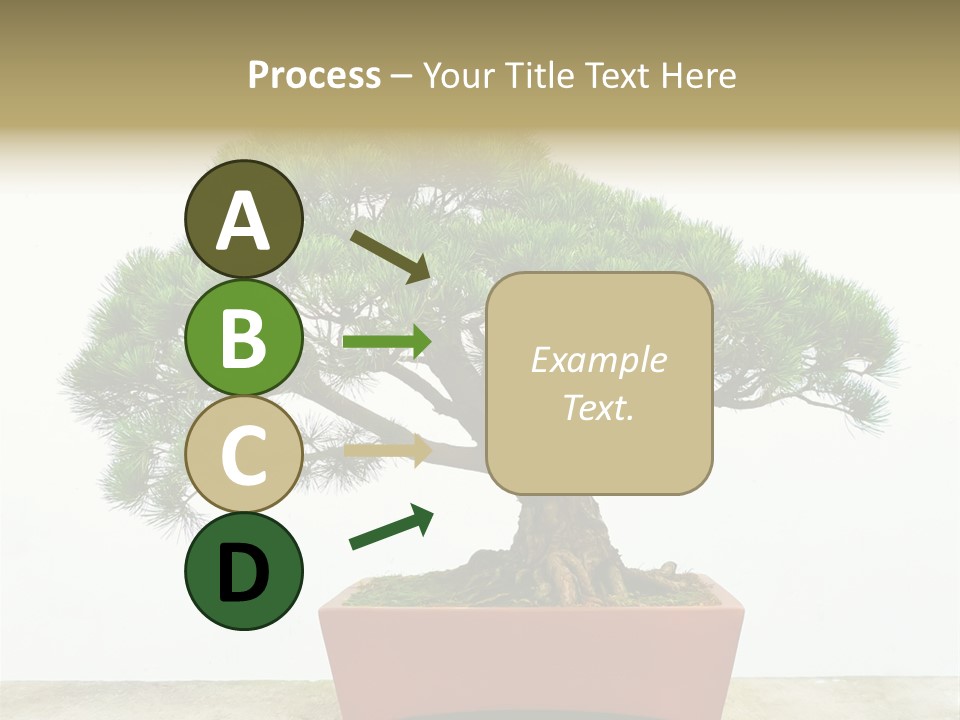 Asia Mini Leaf PowerPoint Template