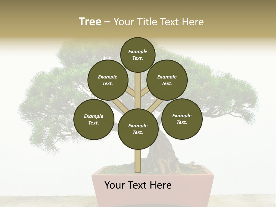 Asia Mini Leaf PowerPoint Template