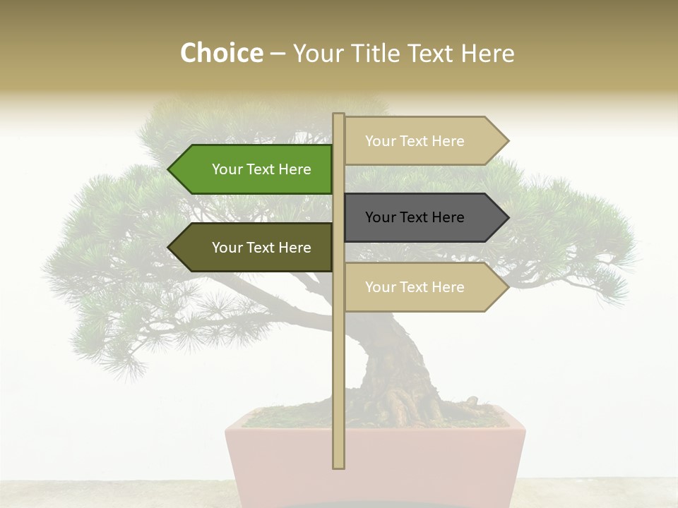 Asia Mini Leaf PowerPoint Template