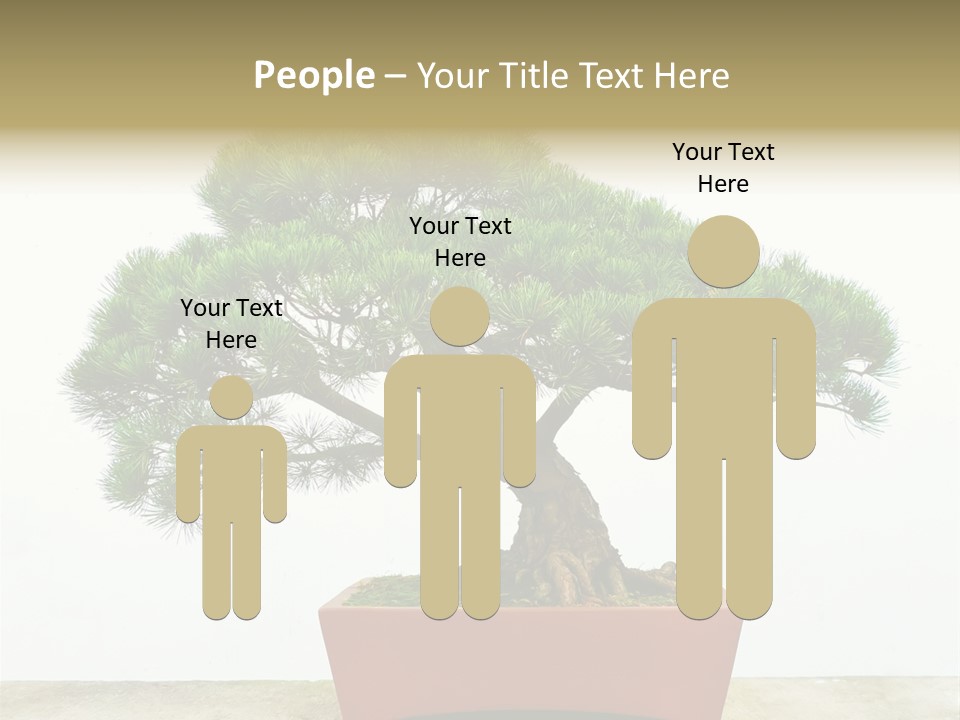 Asia Mini Leaf PowerPoint Template